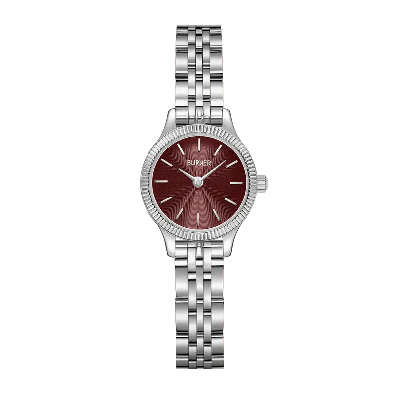 Sophie Silver Burgundy