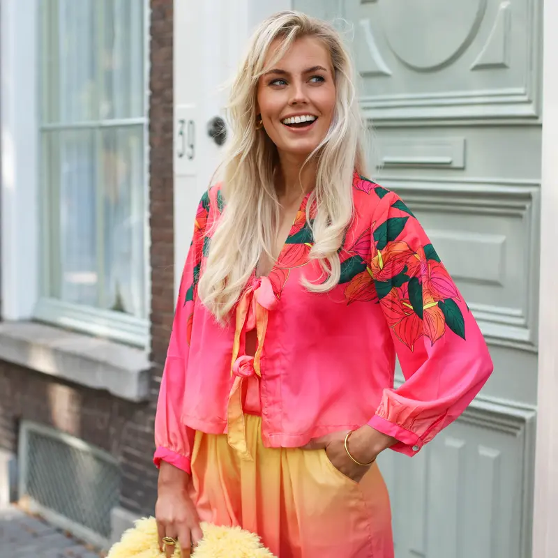 Sorner blouse koraal