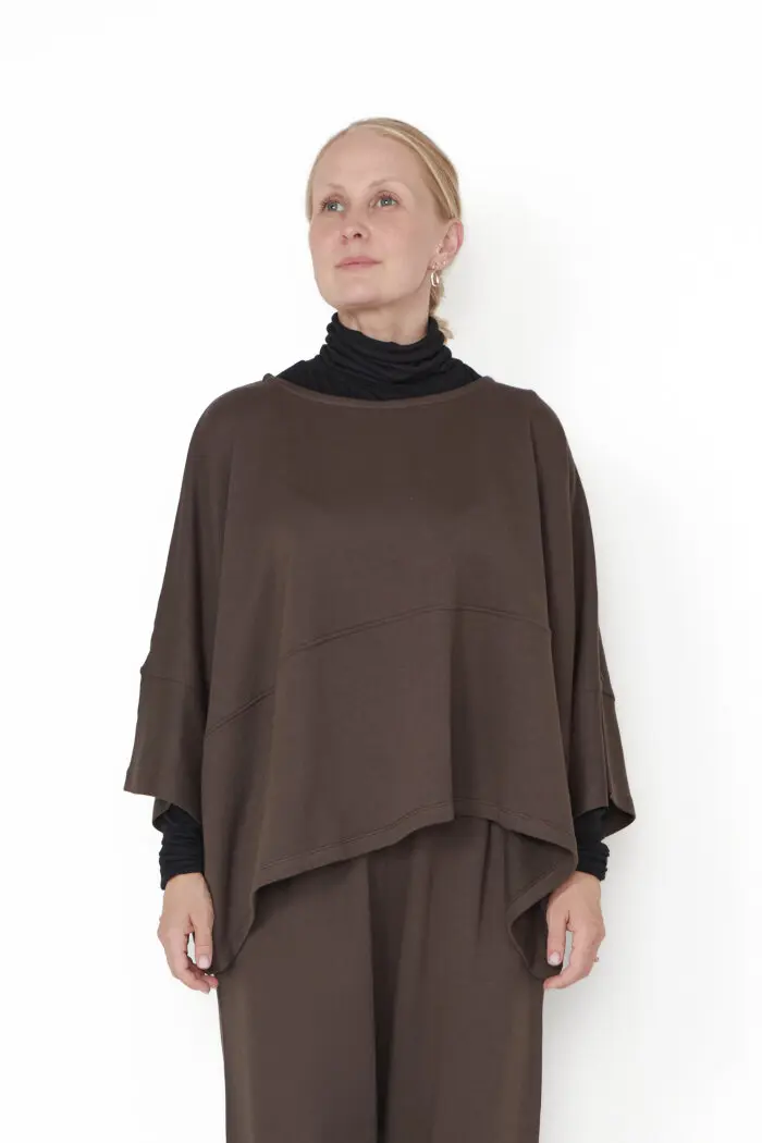 SORT AARHUS boxy pullover CLAY