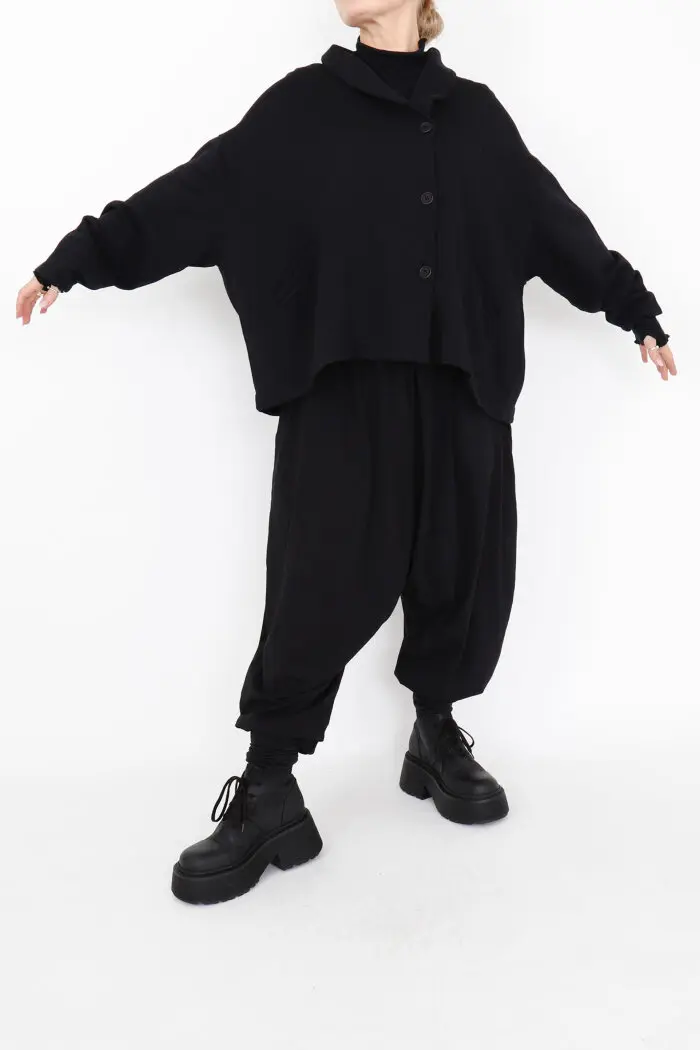 SORT AARHUS oversized vest ASFERG