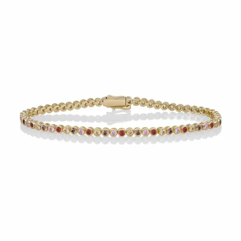 sparkling jewels armband tennis round multi colour
