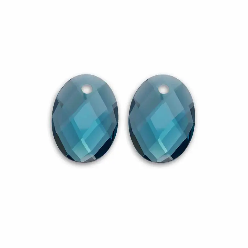 sparkling jewels hangers medium oval turquoise quartz