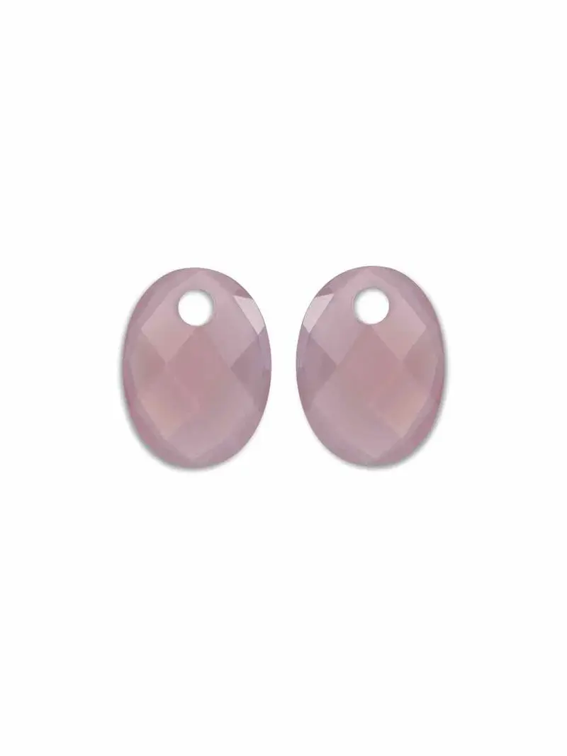 sparkling jewels hangers medium round oval pink opalite