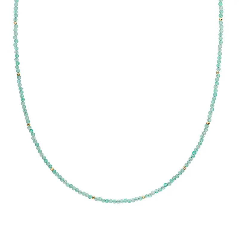 sparkling jewels ketting amazonite gold