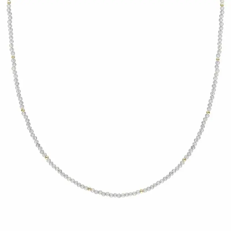 sparkling jewels kralen ketting labradoriet gold