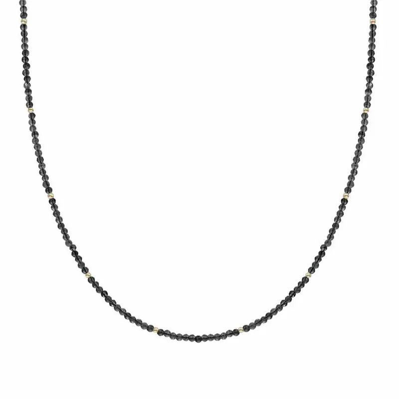 sparkling jewels kralen ketting onyx gold