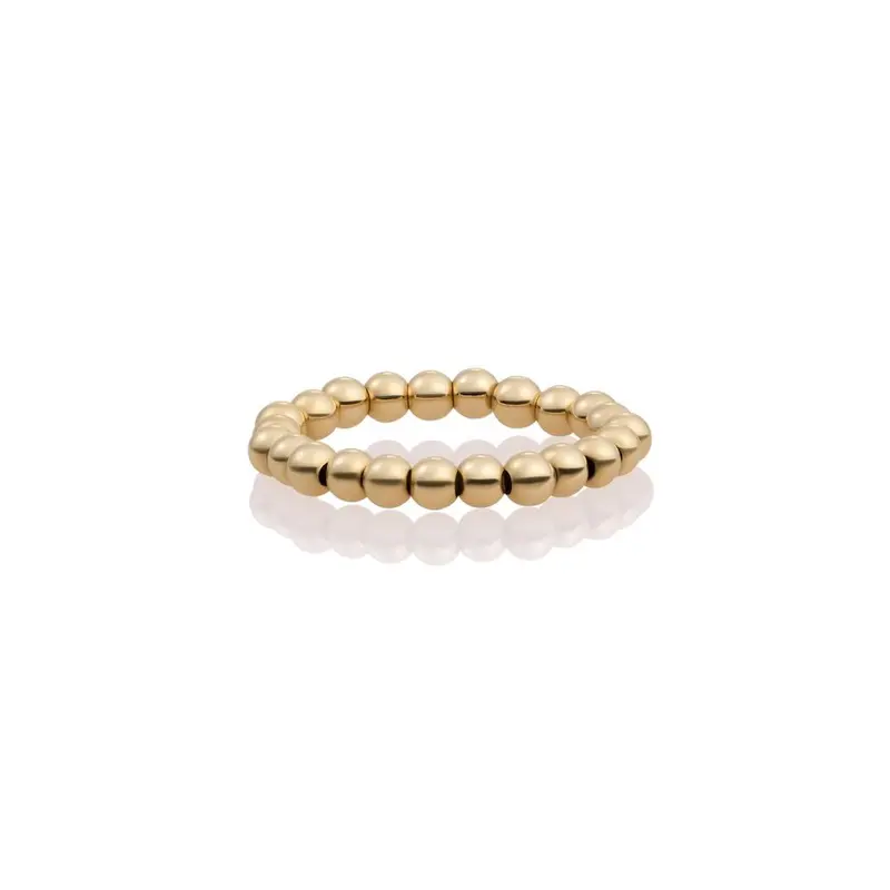 sparkling jewels kralenring gold 3mm