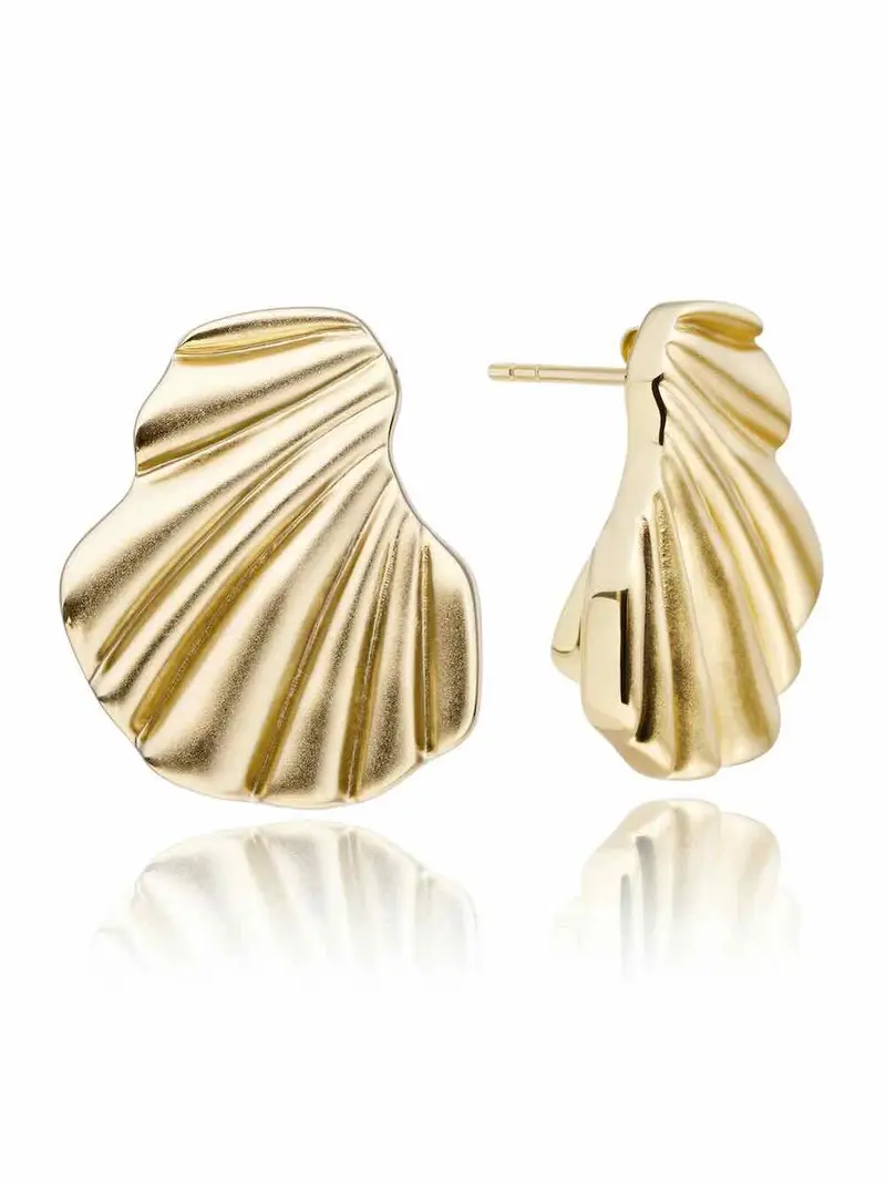 sparkling jewels oorbellen dune push back gold