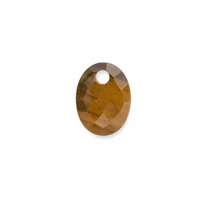 sparkling jewels pendant medium oval tiger eye
