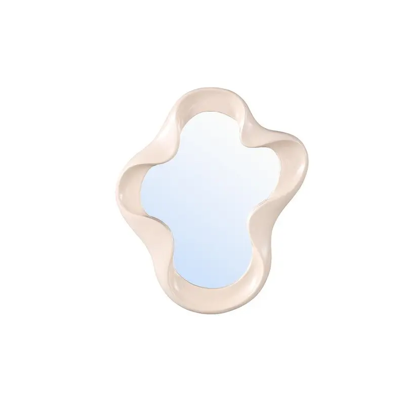 Spiegel Hannah S - 25x2,5x30 cm - Polyester - Creme PTMD