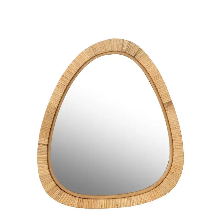 Spiegel Paille Rotan/Glas Natuur Small J-Line