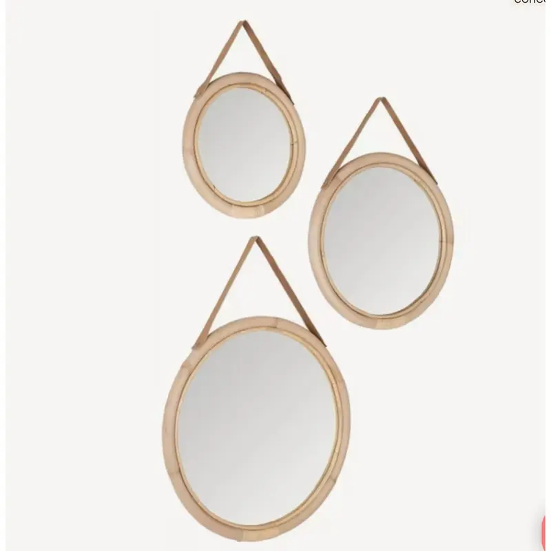 Spiegel San Jose Rotan Set van 3 MUST Living
