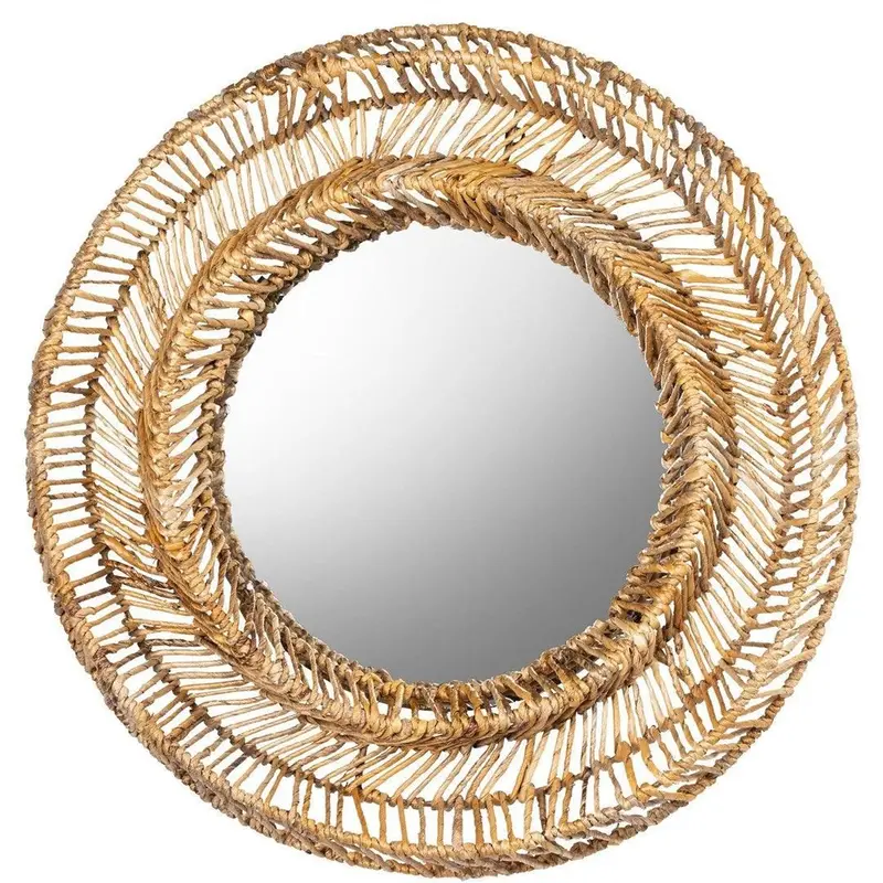 Spiegel San Miguel Abaca Naturel Ø70cm MUST Living