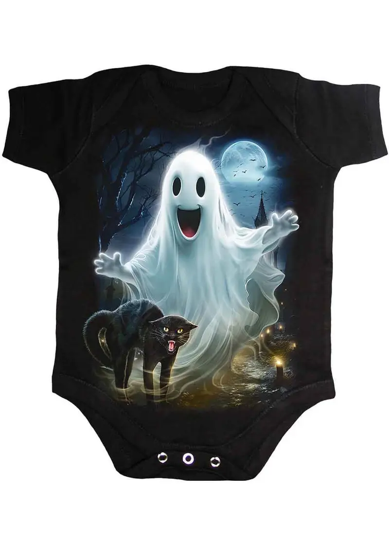 Spiral Baby High Spirits Sleeping Suit Black