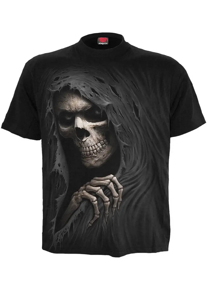 Spiral Grim Ripper Black T-Shirt