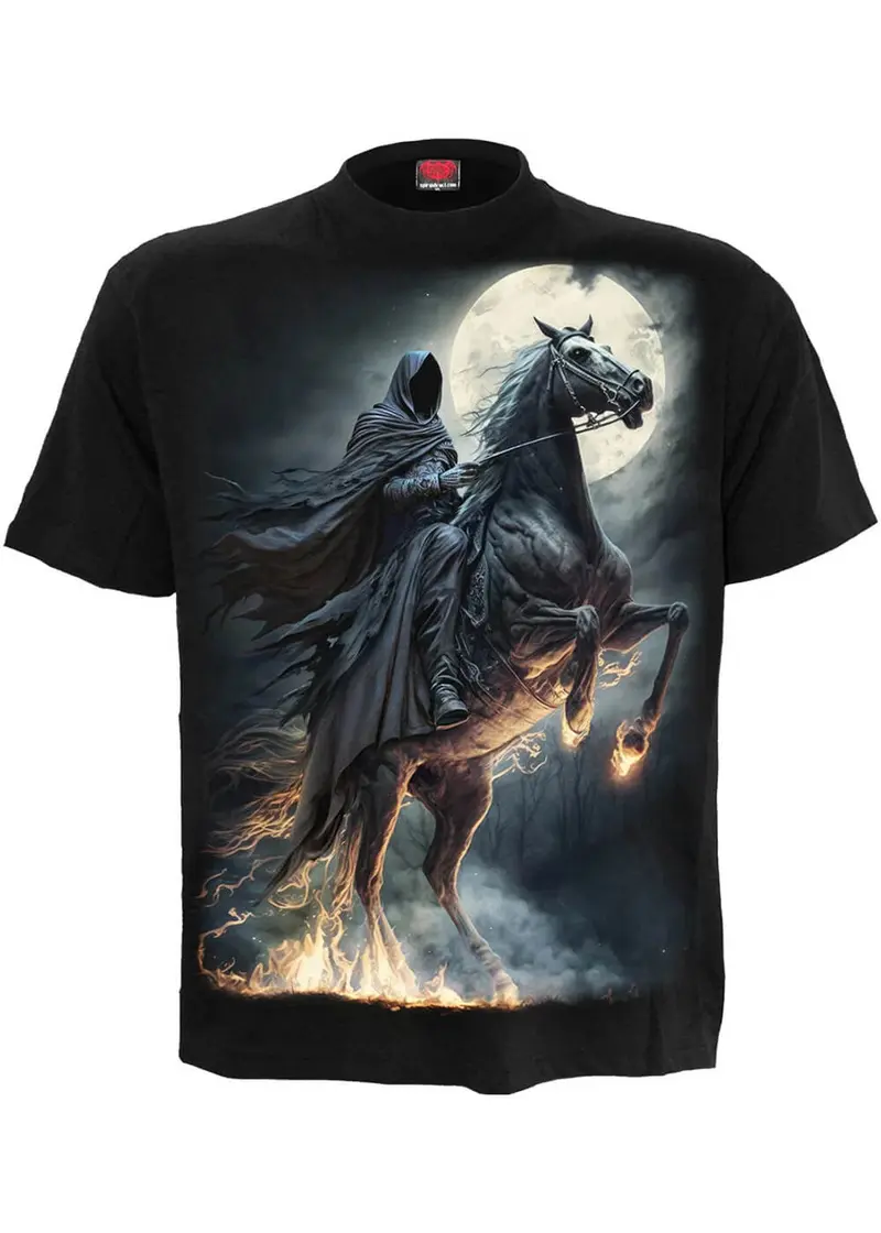 Spiral Shadow Rider T-Shirt Black