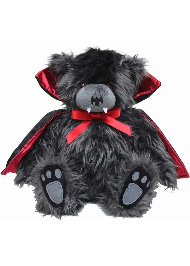 Spiral Ted The Impaler Teddy Bear Plush Black