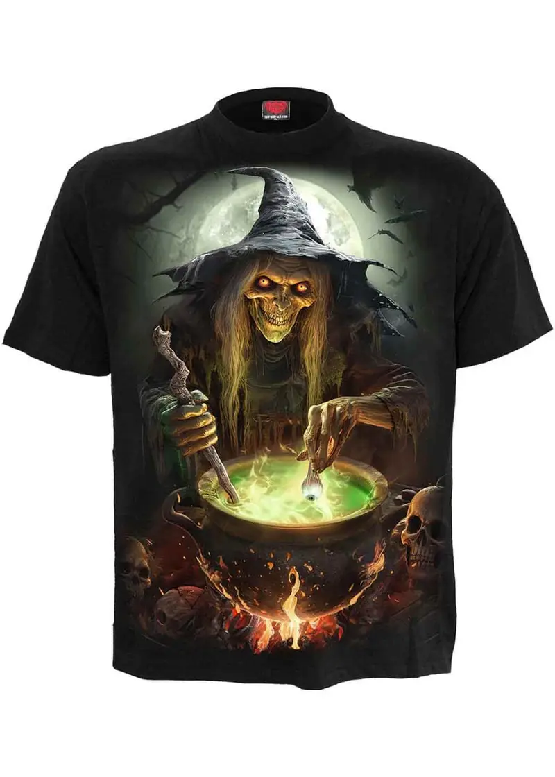 Spiral Witch's Brew T-Shirt Black