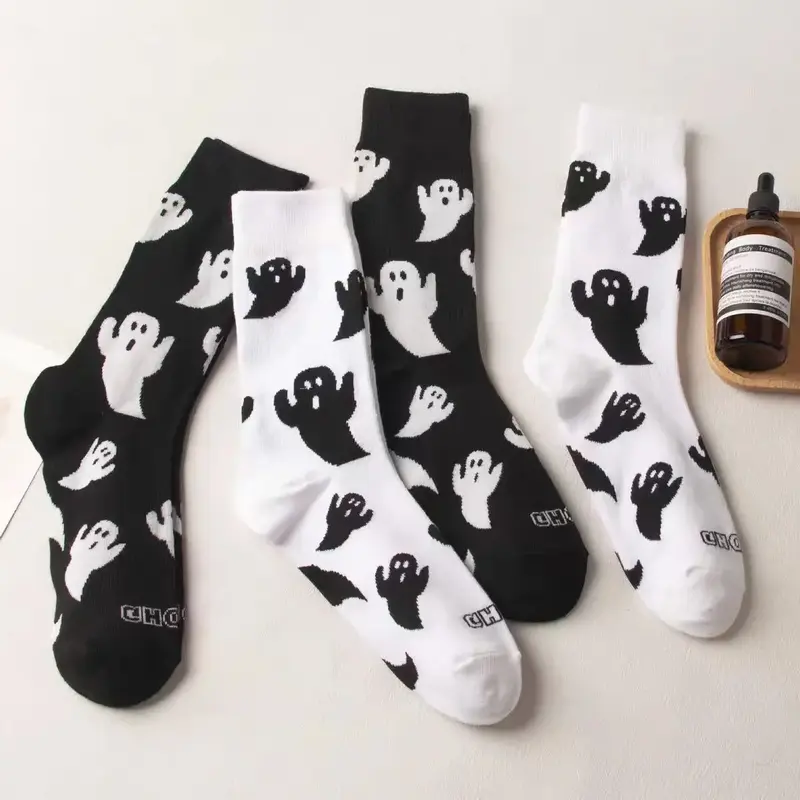 Spooky Ghost Crew Socks