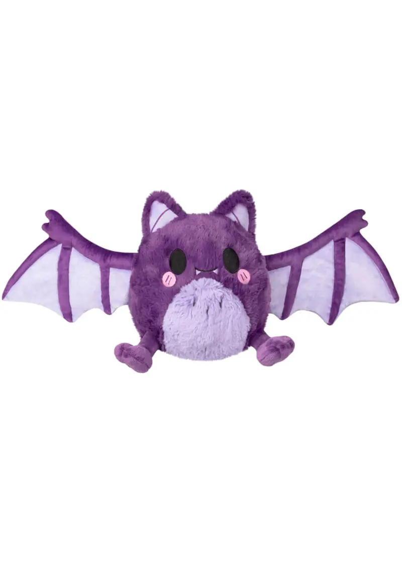Squishable Mini Spooky Bat Plush Toy Purple