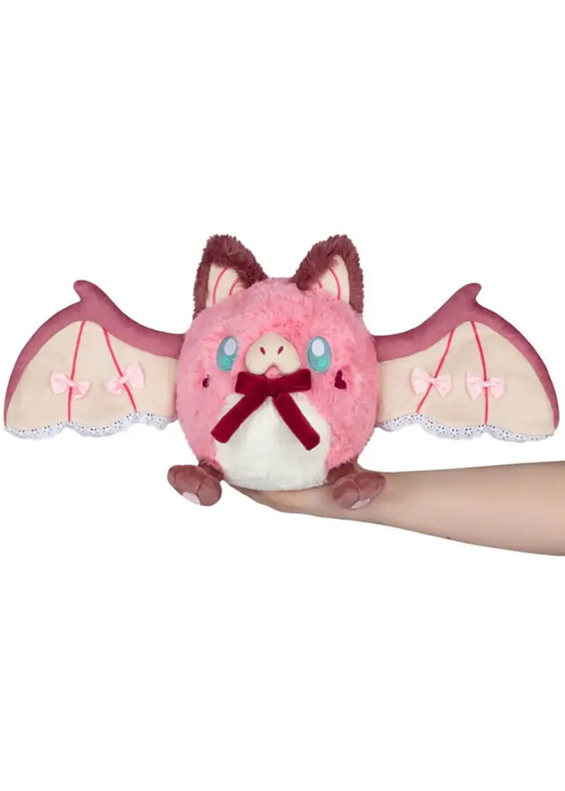 Squishable Mini Sweetheart Bat Plush Toy Pink