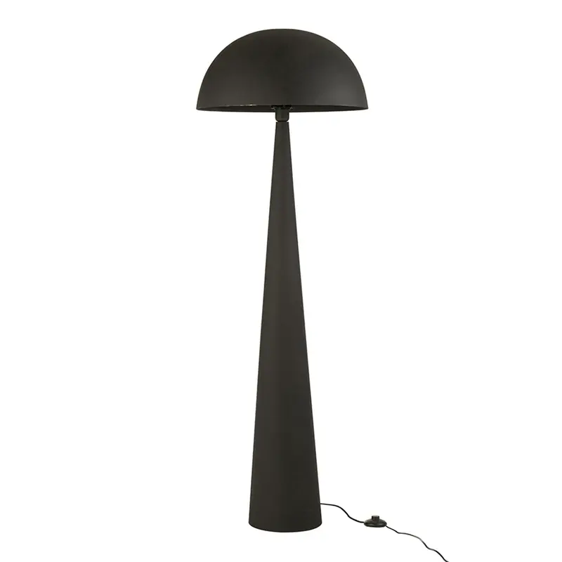 Staanlamp Paddenstoel Metaal Mat Zwart J-Line