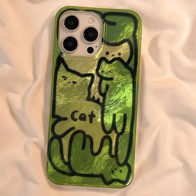 Stained Glass Cats and Dogs iPhone Case