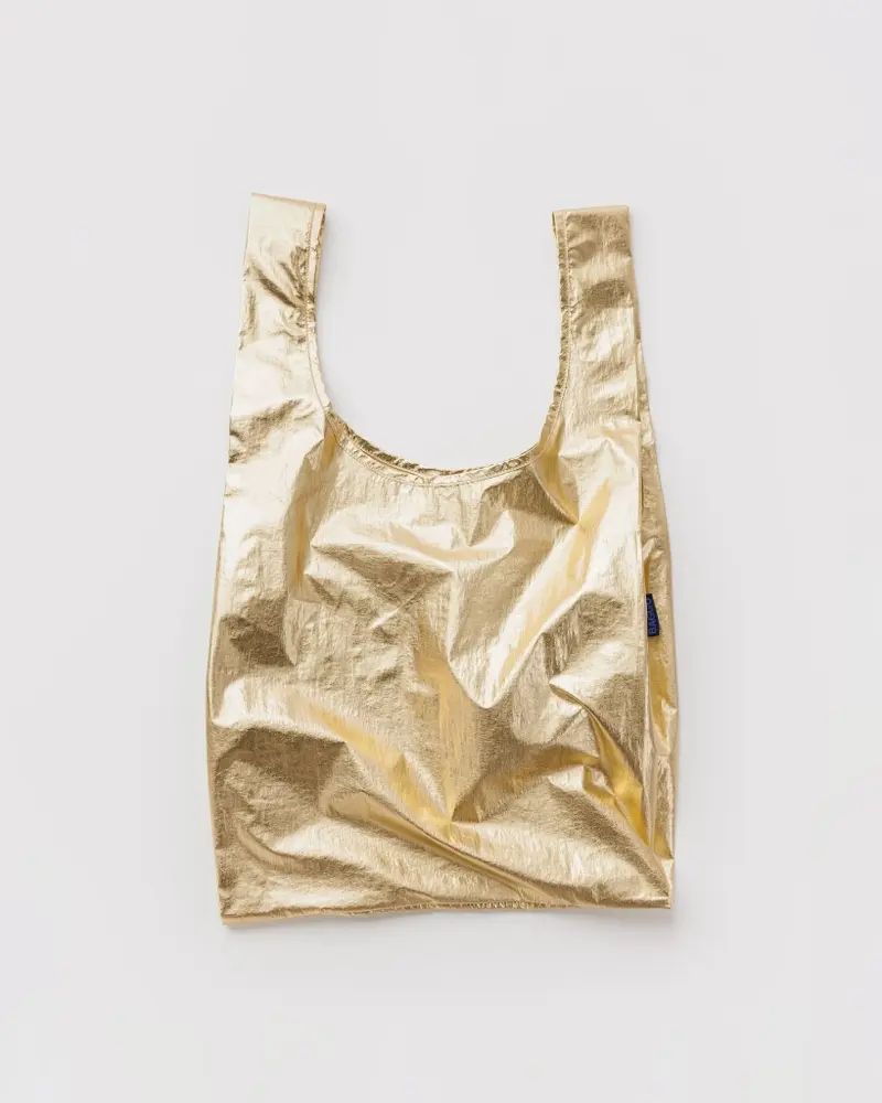 Standard Reusable Bag - Gold Metallic