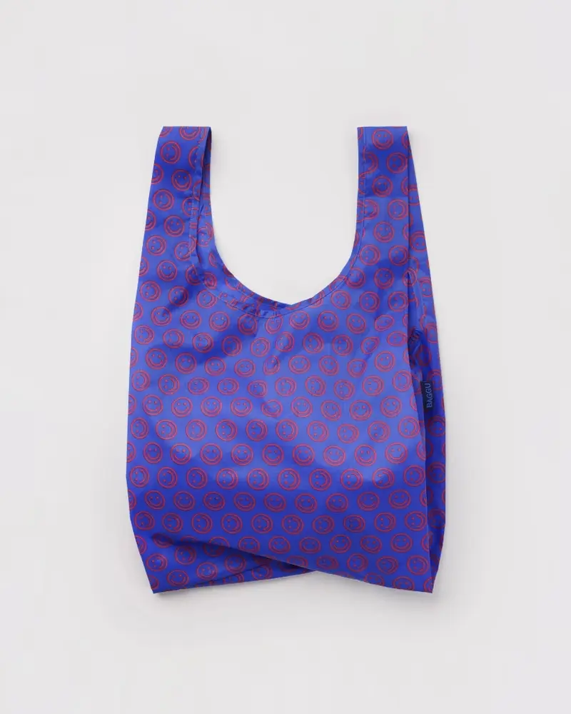 Standard Reusable Bag - Mini Cobalt Happy
