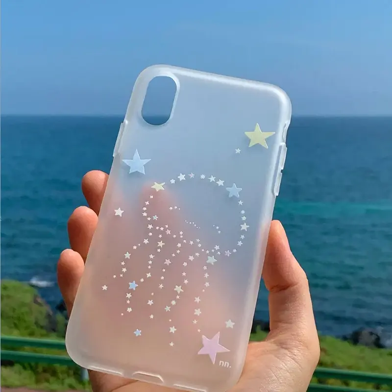 Starry Jelly Fish iPhone Case