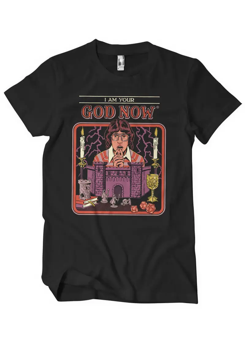 Steven Rhodes I Am Your God Now Black T-Shirt