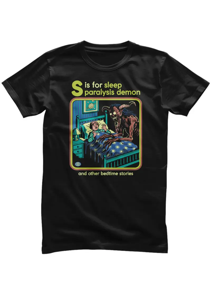 Steven Rhodes Sleep Paralysis Demon T-Shirt Black