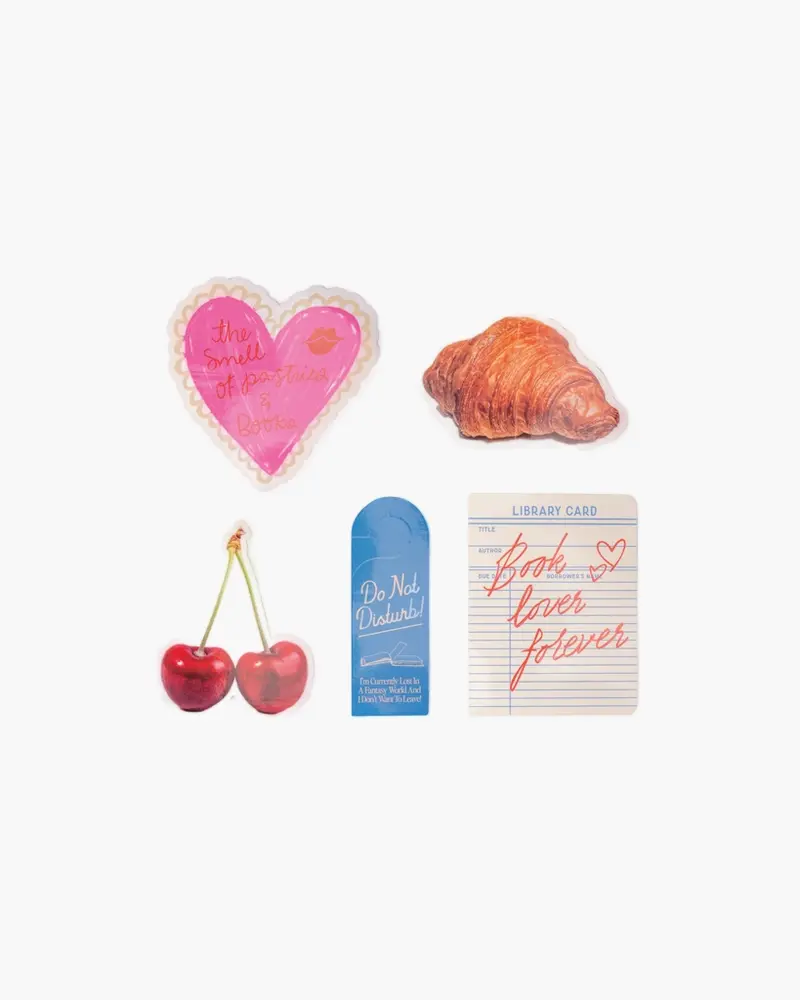 Stick With It! Big Vinyl Stickers - Pastries And Books [PRE ORDER]