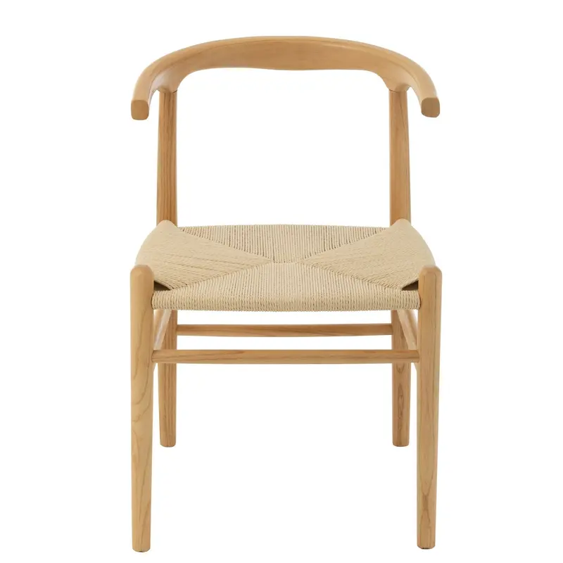 Stoel Toon Beukenhout/Touw Naturel J-Line