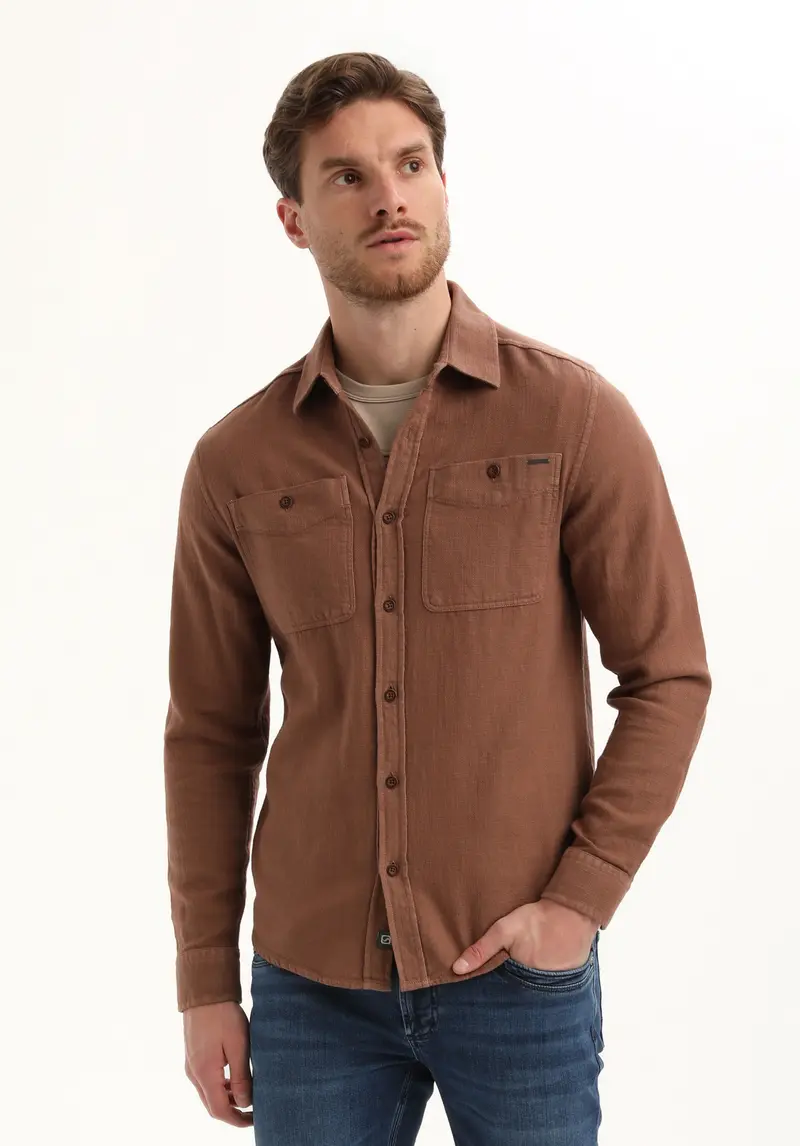 Stoere garment dye overhemd