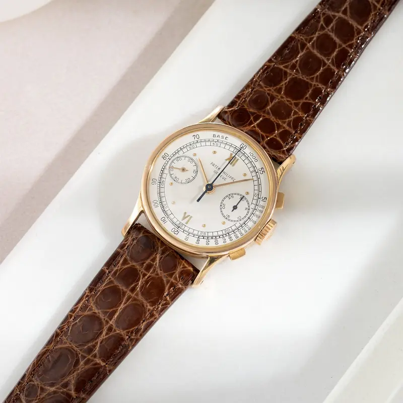 Strap for Patek Philippe 130 / 533 Chronograph - Walnut Brown Alligator Watch Strap