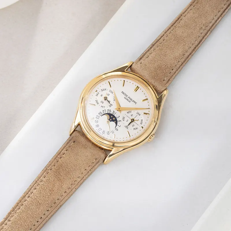 Strap for Patek Philippe 3940 Perpetual – Dune Brown Suede