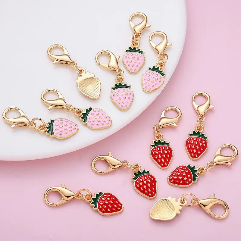 Strawberry Clip-On Charm Set (12 pcs)