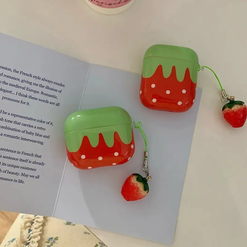 Strawberry Fruit AirPods Charger Case Cover