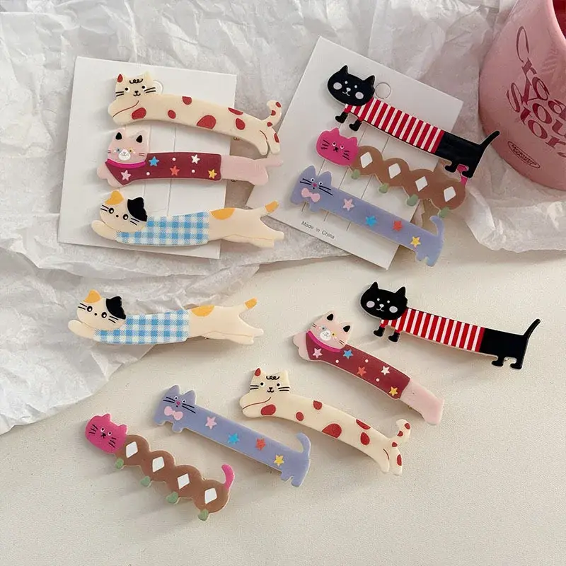 Stretchy Cat Duckbill Hair Clip (6 Designs)