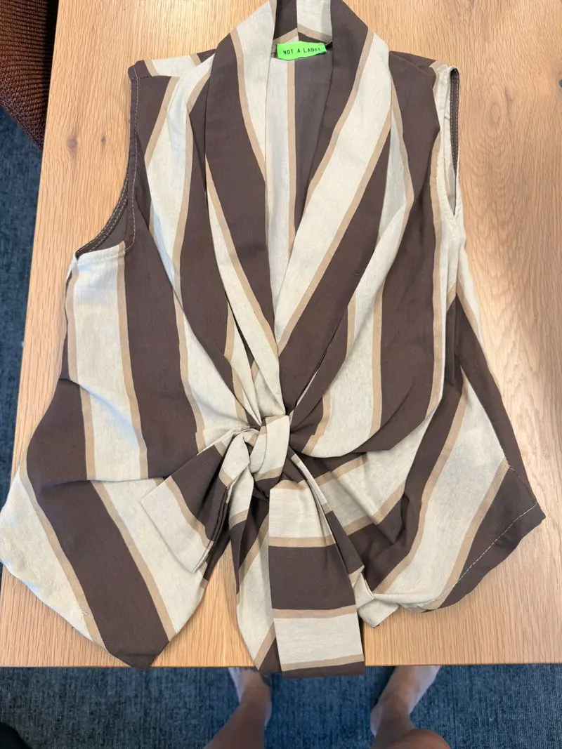 Striped Blouse Ronny Brown/Beige