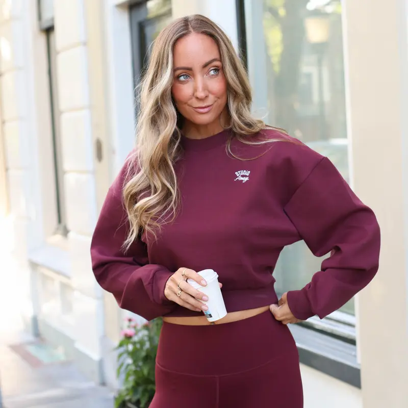 Studio Amaya Flow Sweater bordeaux