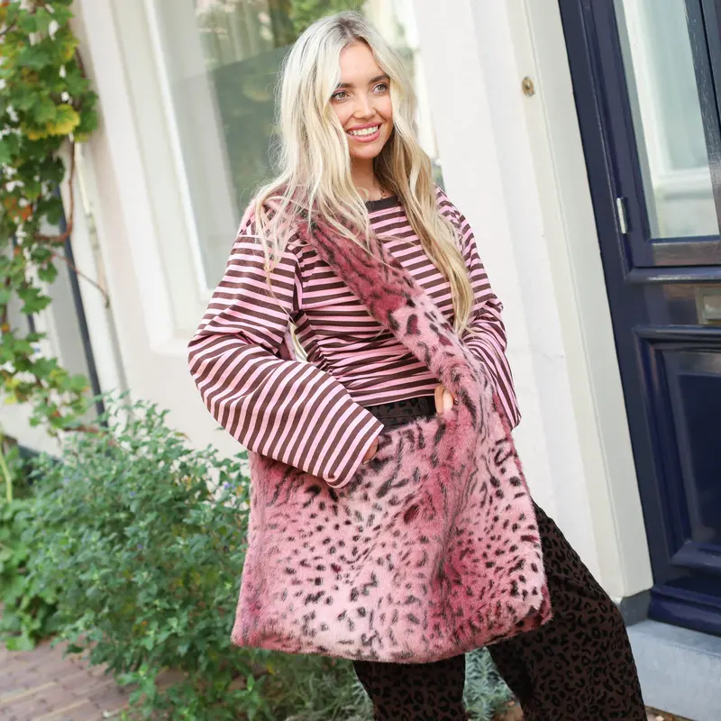 Studio Amaya Suna Bag Leopard Pink