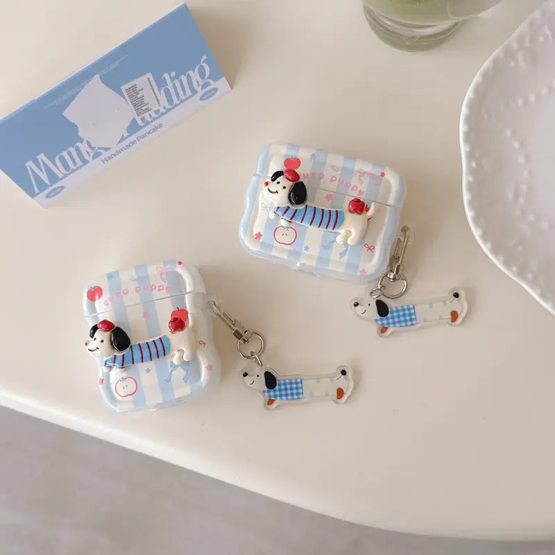 Stylish Dachshund AirPods Charger Case Cover