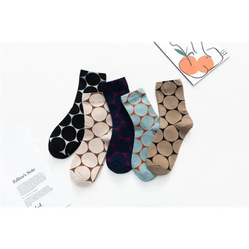 Stylish Dot Crew Socks