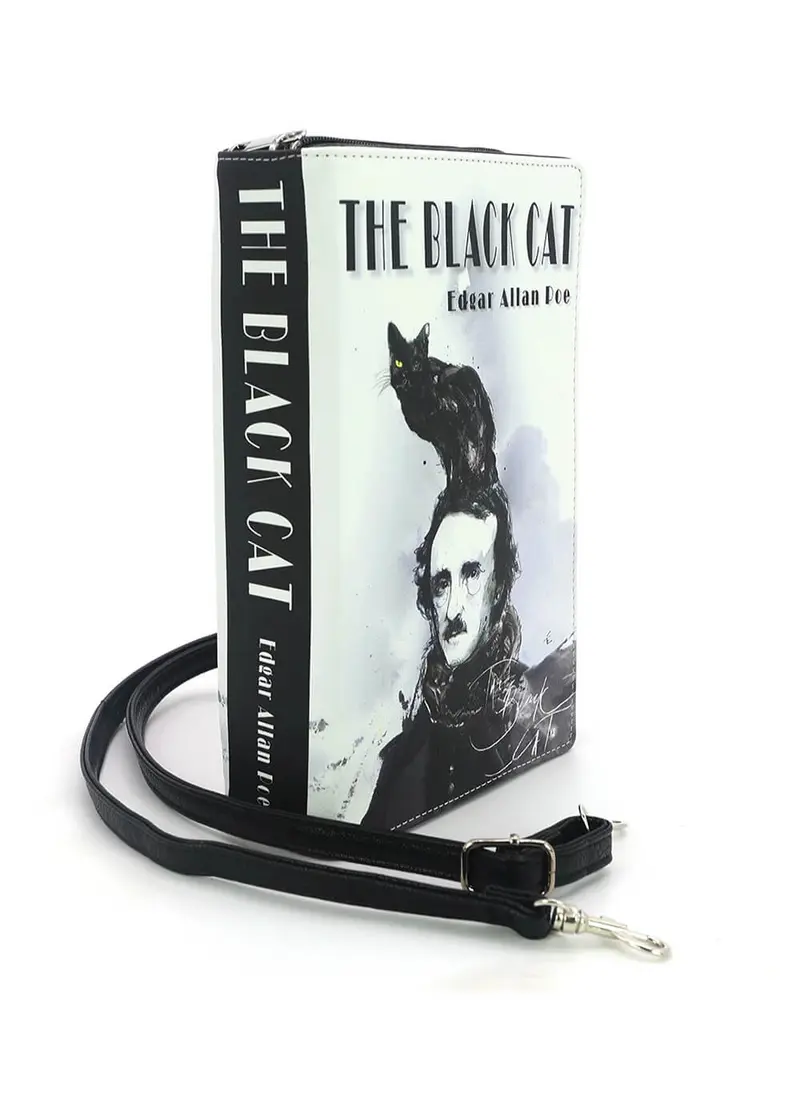 Succubus Bags The Black Cat Edgar Allan Poe Book Shoulder Bag