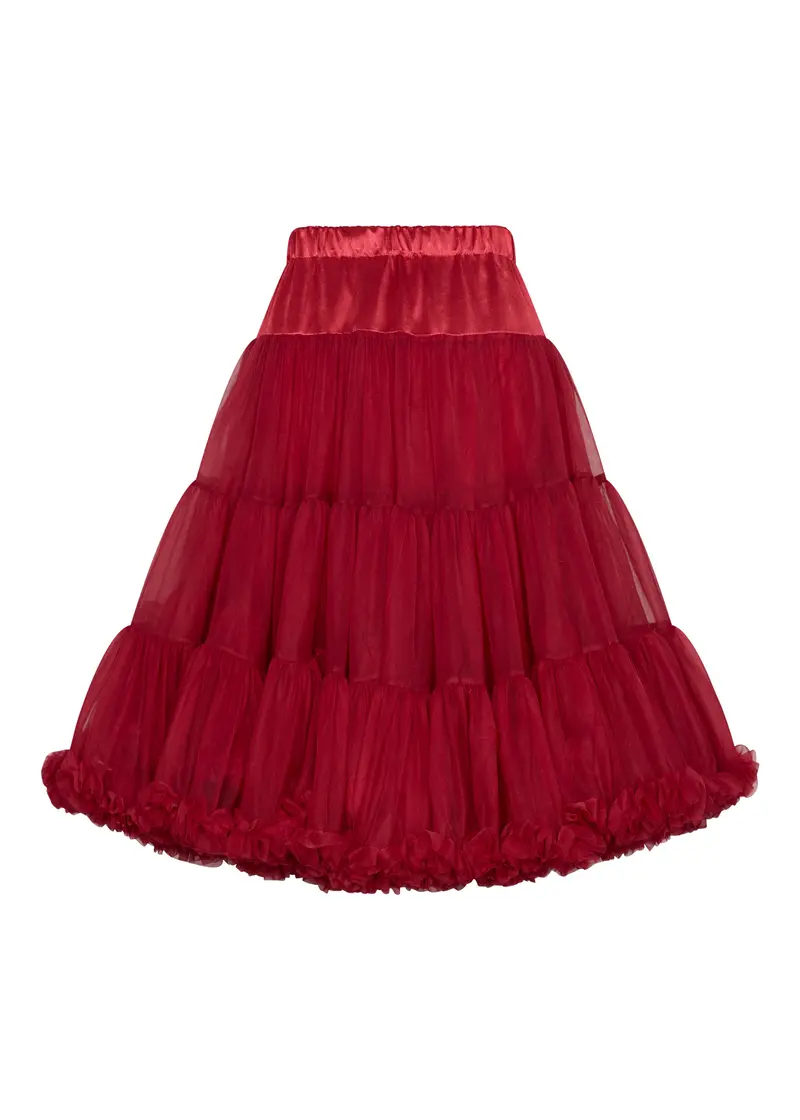 Succubus Clothing 50's Petticoat in Burgundy