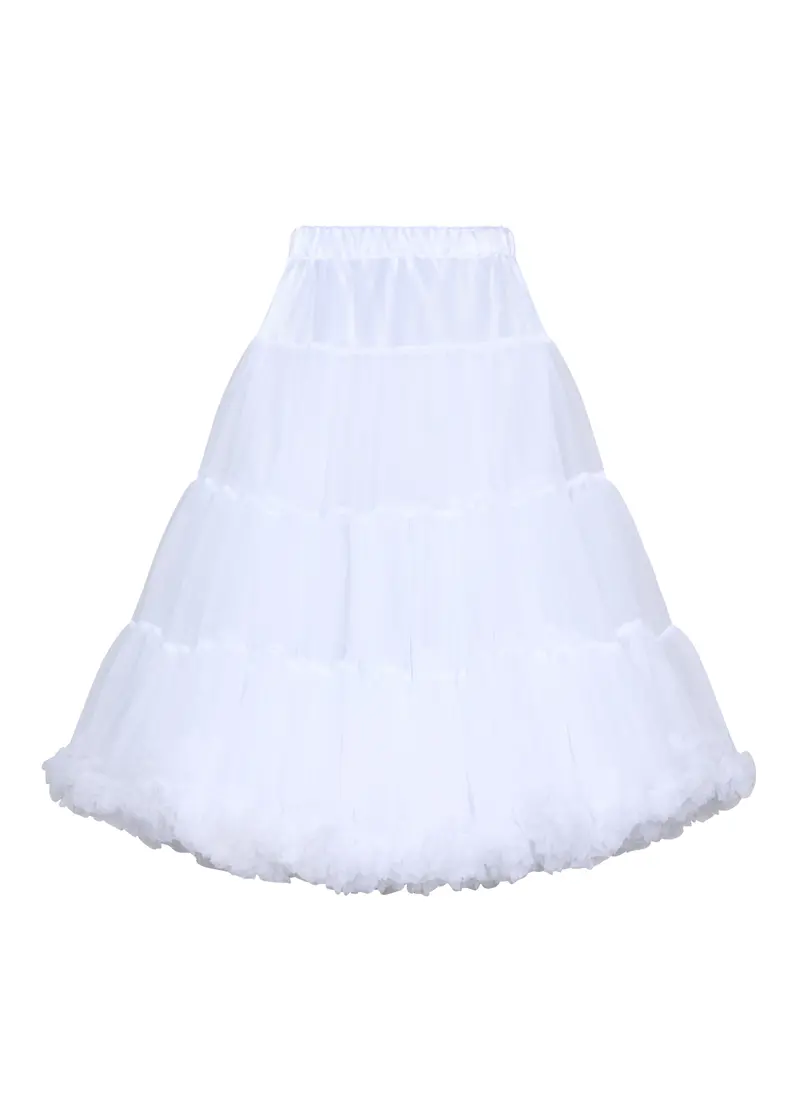 Succubus Clothing 50's Petticoat White