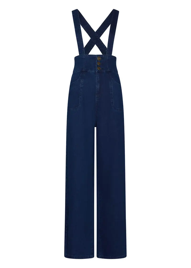 Succubus Clothing Gaby Denim Jeans Trousers Navy