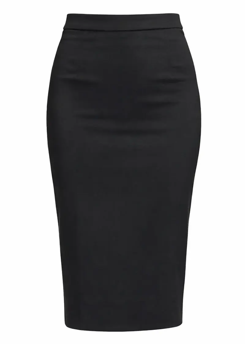 Succubus Clothing Joan Bengaline 50's Pencil Skirt in Black